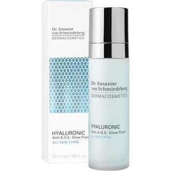 Dermacosmetics Dr. Susanne Von Schmiedeberg Hyaluronic Anti-A. G. E. Glow Fluid Флуид за лице дамски 50ml