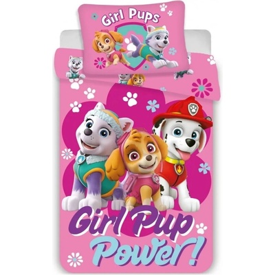 BrandMac obliečky Tlapková patrola Girl Pup Power! 40 x 60 100 x 135 cm