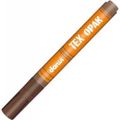 Darwi Tex opak fixa na textil Tmavo hnedá 6 ml