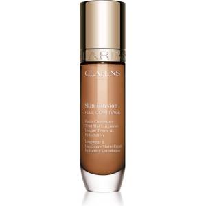 Clarins Skin Illusion Hydrating Foundation високо покривен фон дьо тен цвят 112.7W 30ml