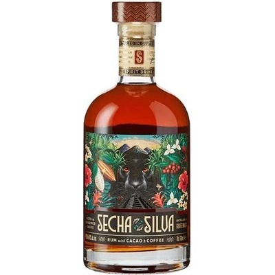 Secha de la Silva Rum with Cacao & Coffee 40,0% 0,7 l (holá láhev)