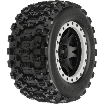 Pro-Line kolo 4.3" pneu Badlands MX43 Pro-Loc disk Impulse H24 mm černo-šedý 2 X-Maxx