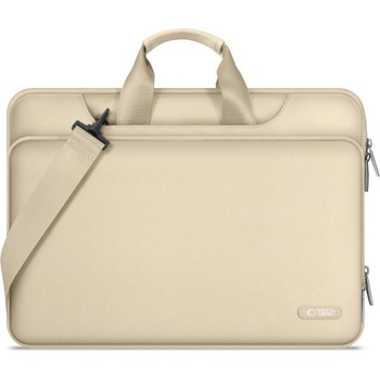 Tech-Protect Чанта за лаптоп 13-14 инча от Tech-Protect Pocket Bag Laptop - Desert Beige (5906302380374)