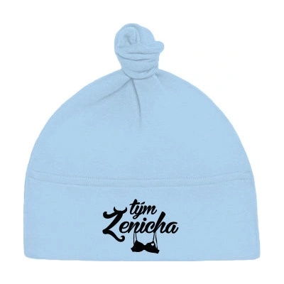 Dětská čepice s uzlem Tým ženicha