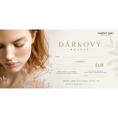 Comfort Zone DÁRKOVÝ POUKAZ v hodnotě 80 EUR – Hledejceny.cz