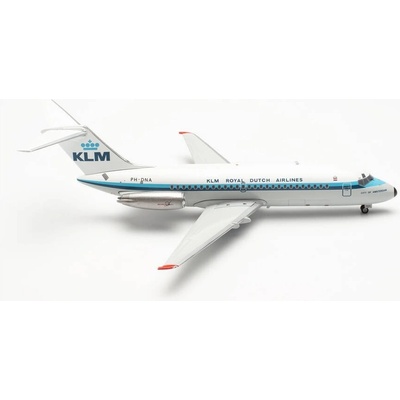 Herpa DC-9-15 KLM Royal Dutch Airlines 1980sInterim Colors. Named City of Amsterdam 1:200