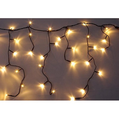 diLED svetelný dážď 180 LED teplá biela