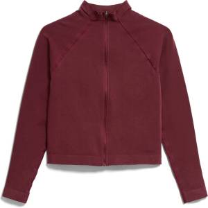 ARMEDANGELS Дамско яке за тренировка ARMEDANGELS Women's Seamless Jacket Training jacket - Dark Burgundy (103-3224-0212)