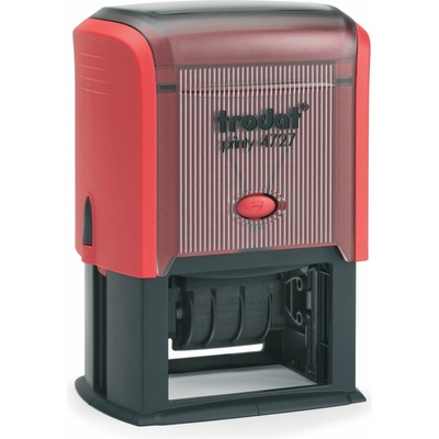 4727ROT čierny dater printy /60x40mm Červená