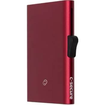 C-SECURE Картодържател C-SECURE XL Cardholder, Bordeaux (XL-CH001-BRDX)