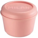 MILAN Кутия за храна MILAN 430 since 1918, кръгла, херметична, розова, 250 ml (5120240296)