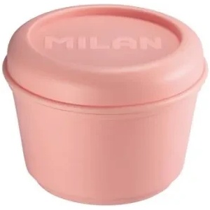 MILAN Кутия за храна MILAN 430 since 1918, кръгла, херметична, розова, 250 ml (5120240296)