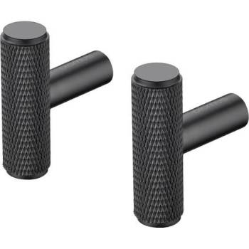 Blomus (Германия) Комплект от 2 бр. продълговати закачалки blomus rof - цвят черен (blomus 66885)