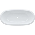 Laufen Il Bagno Alessi One - Вана за вграждане 183x87 см, с въздушен масаж, LED осветление и сензор, бяла H2459720006251 (H2459720006251)