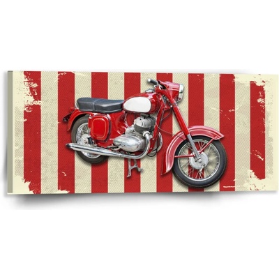 Sablio Obraz Jawa panelka Pruhy - 110x50 cm