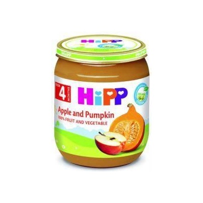 HiPP Пюре hipp, Био тиква, ябълки 125г, 9062300140597
