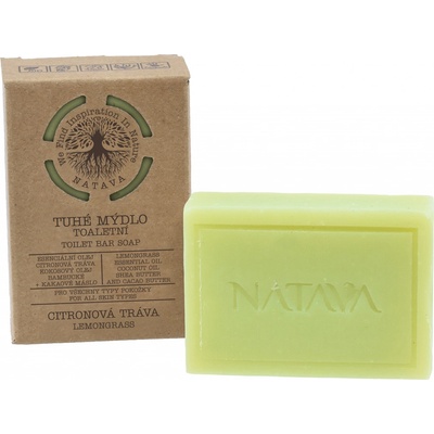 Natava toaletné tuhé mydlo Citrónová tráva 100 g