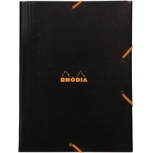 Chlopňové desky Rhodia 24x32cm Black