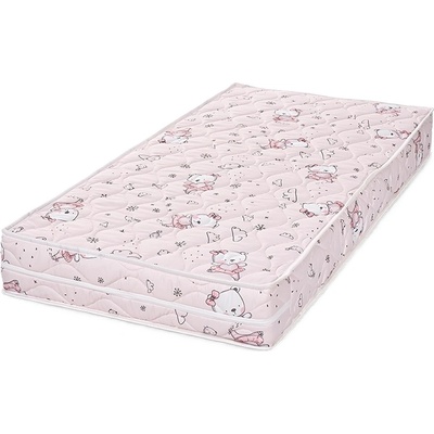 Lorelli Бебешки матрак с пяна Lorelli - Relax, 70 х 140 cm, розово мече балерина (10160095101)