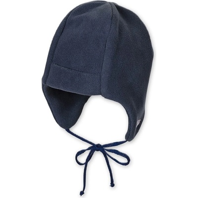 Sterntaler čepička PURE fleece na uši modrá
