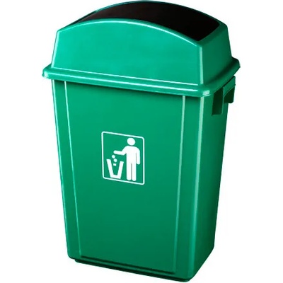 HORECANO GX-007A-Кош с люлеещ капак 40L 41x28xh60cm ЗЕЛЕН (0114153)