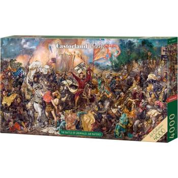 Castorland Панорамен пъзел Castorland от 4000 части - Битката при Грюнвалд, Ян Матейко (C-400409-2)
