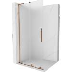 Mexen Velar L плъзгаща се душ-стена Walk-in 120 x 200 cm, матирано 8 mm, розово злато - 871-120-003-33-60 (871-120-003-33-60)