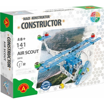 Alexander Toys Метален конструктор Alexander, 141 части - Самолет (AL2315)