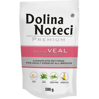 Dolina Noteci Premium Bohatá na telecí s hráškem 500 g