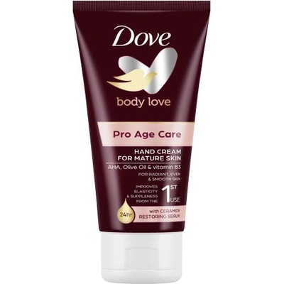 Dove Body Love Pro Age подхранващ крем за ръце за зряла кожа 75 ml за жени