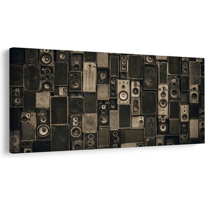 Obraz retro hudební dynamika - 80x40