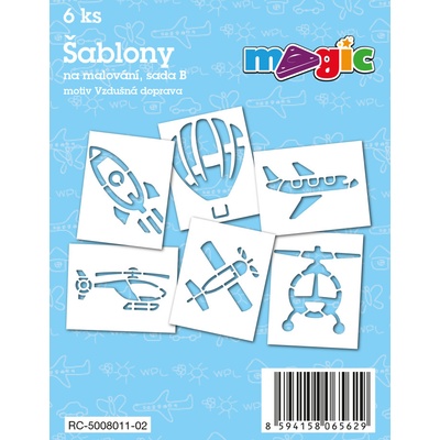 Šablony na malování B Vzdušná doprava 6 – Zboží Dáma