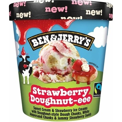 Ben & Jerry's Strawberry Doughnut-eee 465ml