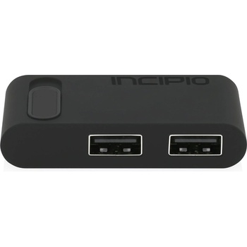 Incipio 2-портов USB хъб (разклонител) от USB-C към USB-A за MacBook и компютри с USB-C порт - Incipio USB-C Dual Port Adapter (PW-263-BLK)