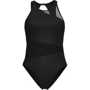 arena Дамски бански костюм Arena Women's Mesh Angle Swimsuit Vent Back B Swimsuit - Black - размер 40 (EU) (150-5760-0114)