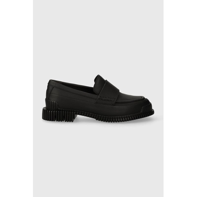 Camper Кожени мокасини Camper Pix в черно с равна подметка K201627.001 (K201627.001)