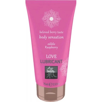 Image 1 of Shiatsu Love Lubricant Edible Raspberry 75ml