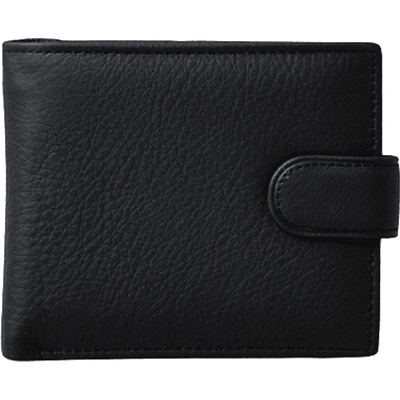 Черен мъжки портфейл от естествена кожа 538-409