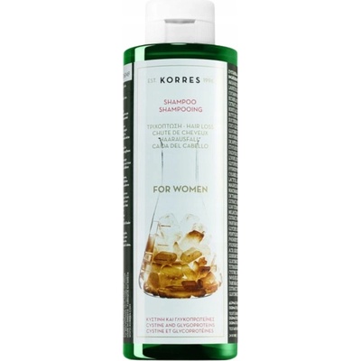 Korres Anti Hair Loss Tonic Shampoo with Keratin Cystine and Glycoproteins for Women 250 ml