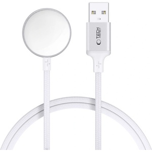 Tech-Protect Безжично зарядно за Apple Watch с USB-A 100см. от Tech-Protect UltraBoost MC02 - Бяло (5906302360093)