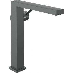 Hansgrohe Tecturis E - Смесител за умивалник с изпускателен клапан Push-Open, CoolStart, EcoSmart+, матиран черен хром 73070340 (73070340)
