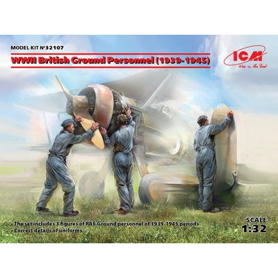 ICM British Ground Personnel 1939-1945 3 figúrky 1:32