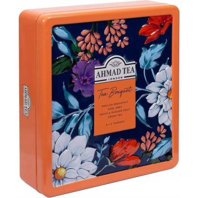Ahmad Tea Tea Bouquet Sada čiernych zelených a ochutených čajov 32 x 2 g