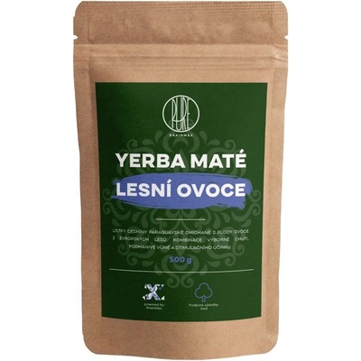 BrainMax Pure Organic Yerba Maté lesné ovocie 500 g