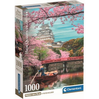 Clementoni Пъзел Clementoni от 1000 части - Замъкът Химеджи през пролетта (39982)
