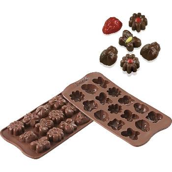 Silikomart Форма за шоколадови бонбони Scg24 Choco Springlife силиконова (22.124.77.0065)