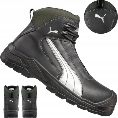 PUMA Cascades Mid 630210 S3 bezpečnostná obuv čierna