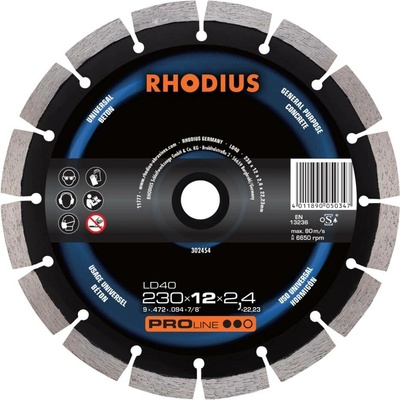 Rhodius 394138 LD 40 diamantový řezný kotouč Průměr 230 mm 1 ks
