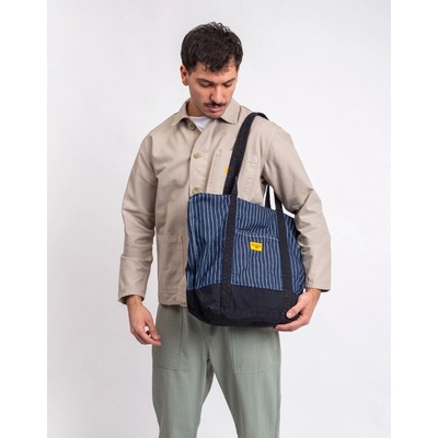 Service Works Pinstripe Denim Tote INDIGO