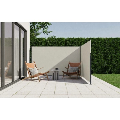 BestBerg BBSU-2S300BG Dvojitá zatahovací markýza/boční zástěna 180 x 600 cm béžová – Zbozi.Blesk.cz